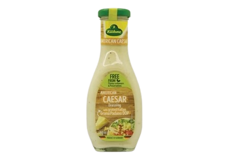 Prioritaskan salad dressing berbahan dasar air atau olive oil agar lebih sehat