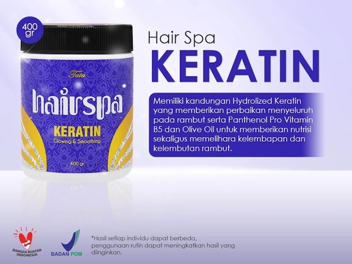 Untuk rambut rusak, pastikan ada kandungan keratin, panthenol, dan protein