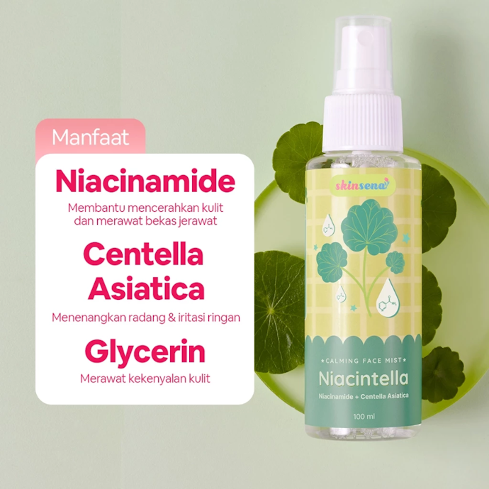 Pastikan face mist tetap mengandung pelembap humektan