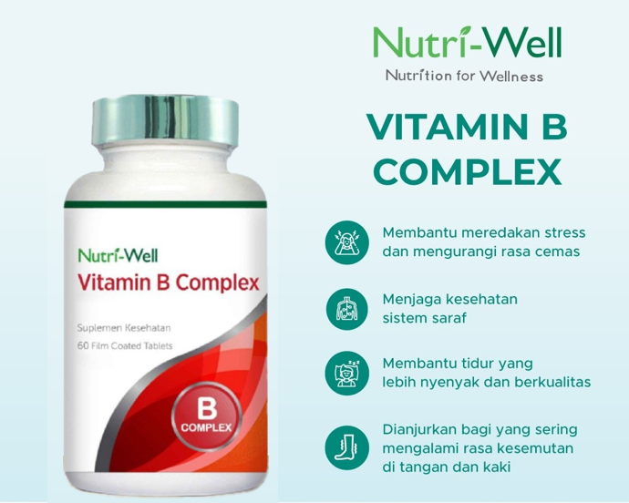 Untuk wanita dan pria yang sering mengalami kelelahan, pilih vitamin B1, B2, B3, B5, B6, dan B12