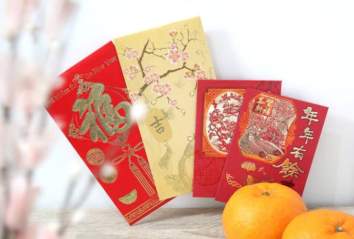 Pilih ukuran angpao