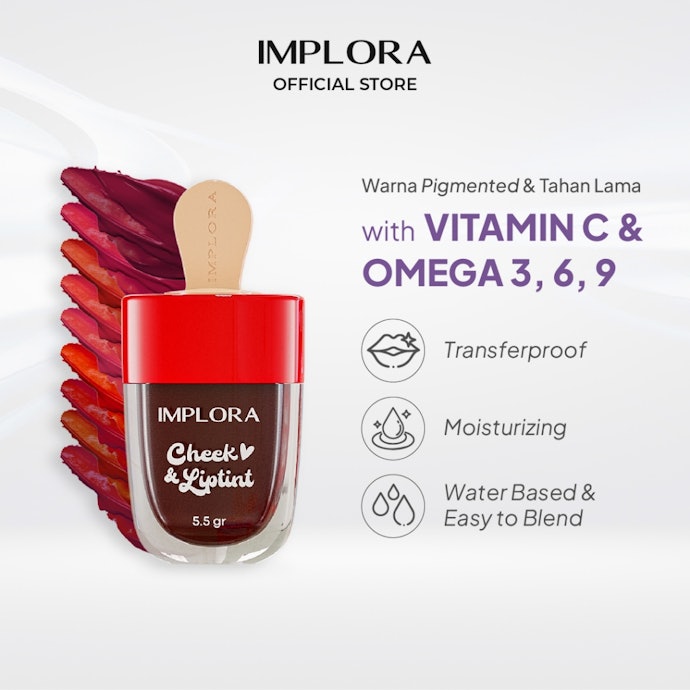 Jika ingin lip tint tahan lama lebih dari 4 jam, prioritaskan produk yang "transferproof" atau "waterproof"