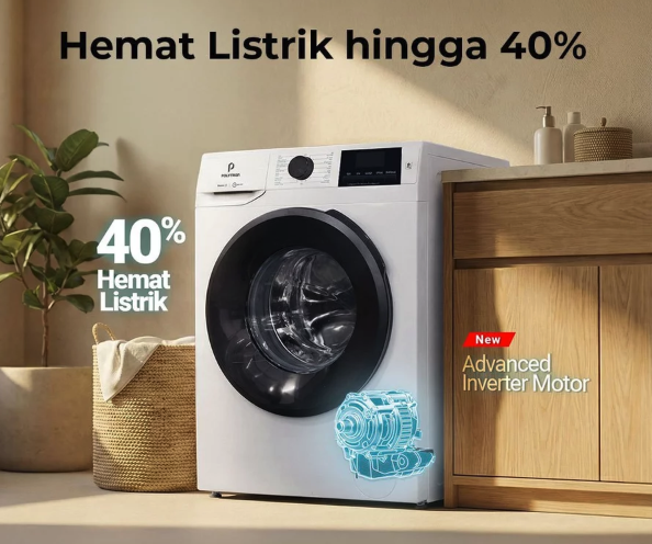 Jika Anda tertarik dengan mesin cuci Polytron front loading, siapkan biaya mulai dari Rp3 jutaan