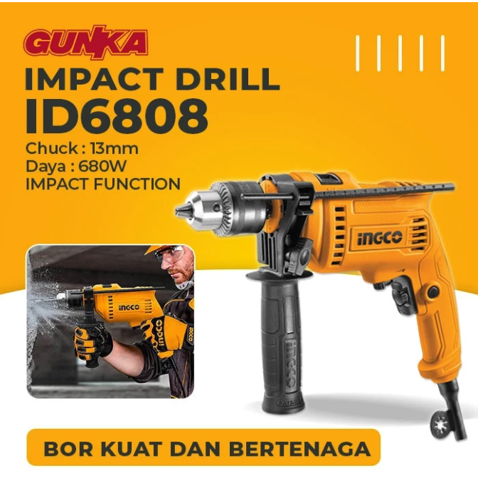 Pilih chuck 10 mm untuk pekerjaan ringan hingga sedang; Lalu, 13 mm ke atas untuk heavy duty