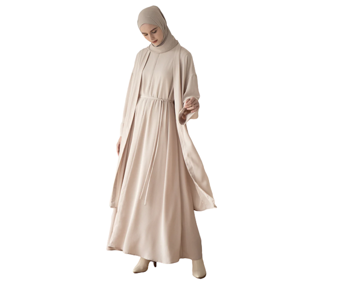 Untuk Anda yang berhijab, pastikan bahan tidak menerawang, seperti polyester dan katun