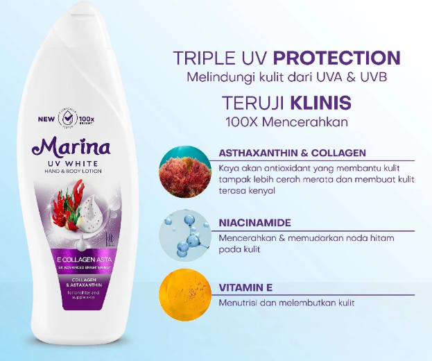 Pilih handbody dengan kandungan niacinamide jika Anda ingin mendapat efek mencerahkan