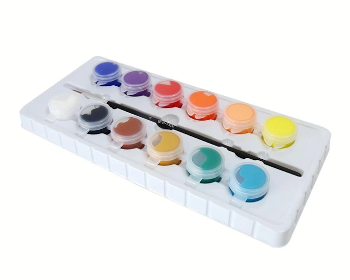 Pilih cat akrilik set jika Anda ingin mendapatkan banyak warna dengan harga murah