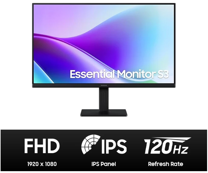 Utamakan monitor dengan layar 24 inch dan resolusi FHD yang ideal untuk berbagai kebutuhan
