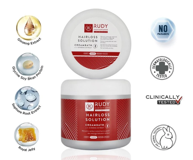 Untuk rambut rontok, utamakan kandungan ginseng atau biotin