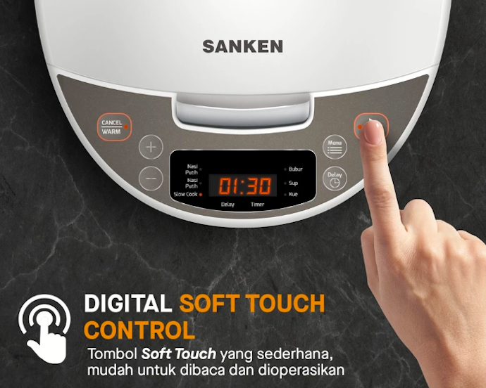Rice cooker digital bisa diutamakan jika Anda mengutamakan kepraktisan dan memiliki budget lebih