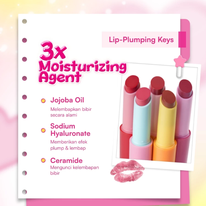 Untuk melembapkan bibir yang kering, pastikan lip balm mengandung pelembap oklusif, emolien, dan humektan