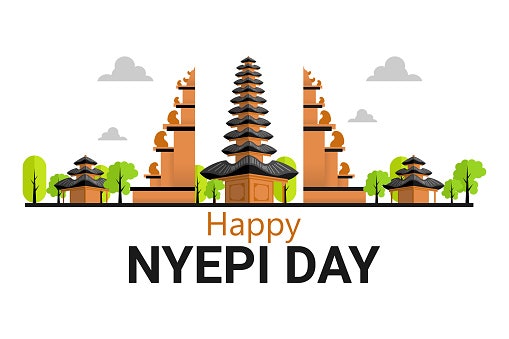 Untuk Nyepi, pertimbangkan kartu bergambar ornamen Bali