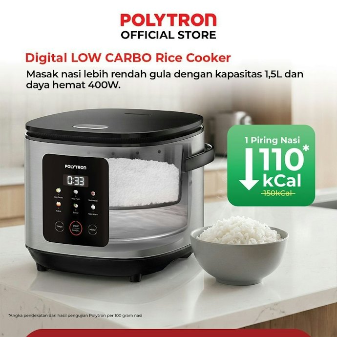 Bagi Anda yang memiliki keadaan tertentu seperti diabetes, rice cooker low carbo lebih cocok dipilih