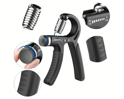 Maksimalkan kenyamanan saat memakai hand grip dengan lapisan karet atau silikon antislip