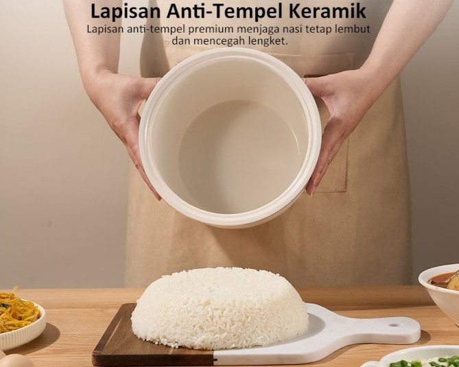 Pertimbangkan yang memakai material stainless steel 304 atau ceramic coating