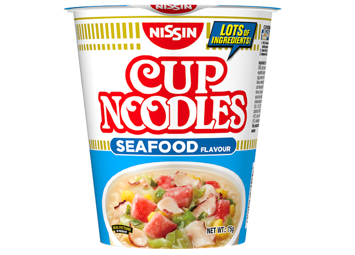 Untuk mencicipi cita rasa Nissin Cup Noodles Singapore, cari varian Seafood, Laksa, Curry, dan Black Pepper Crab