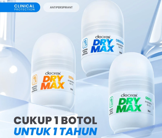 Utamakan deodorant lokal tipe roll on atau balm agar bisa menempel lebih lama di kulit