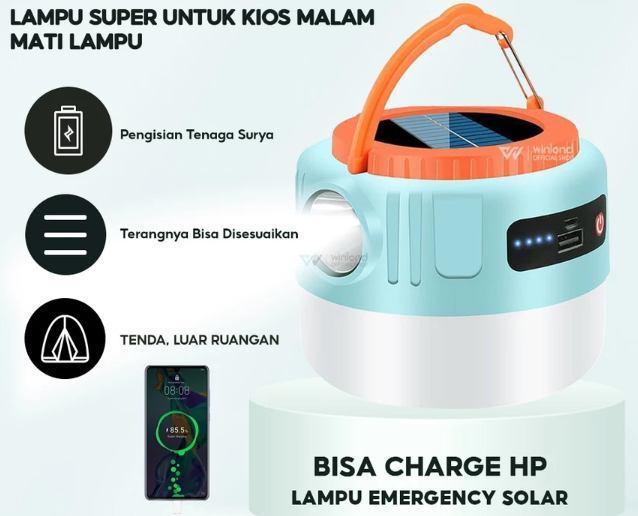 Pertimbangkan tambahan pengisian daya panel surya untuk outdoor