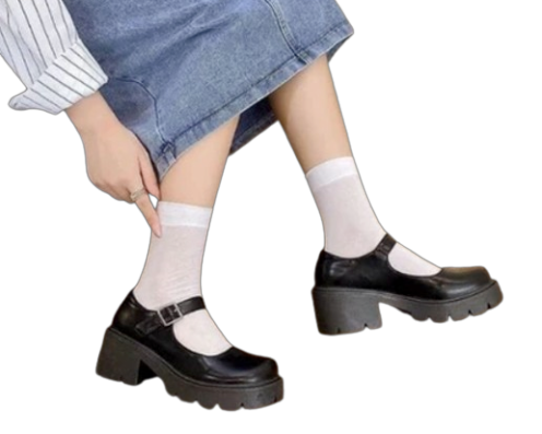 Agar postur tubuh terlihat lebih tegak, utamakan sol sepatu dengan hak