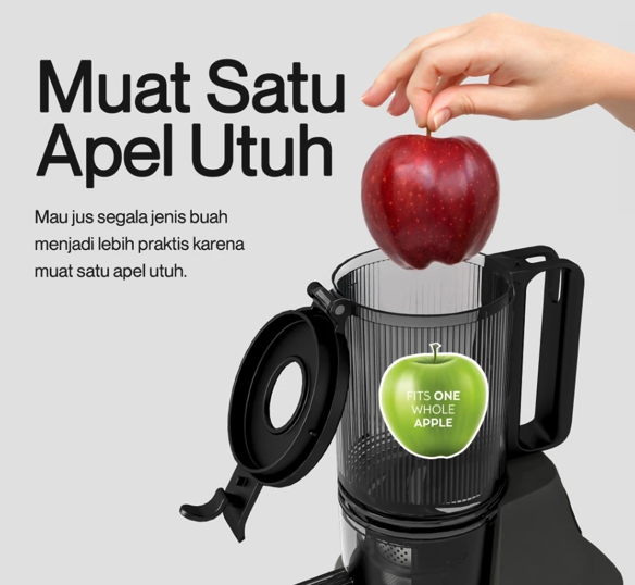 Cari tau ukuran feeding tube-nya, agar makin praktis, cari yang diameter mulutnya setara apel atau diameter 6-7 cm