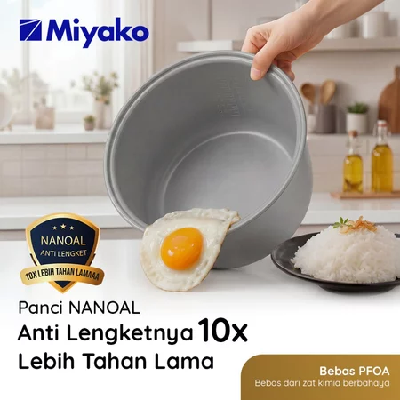 Utamakan inner pot yang menggunakan lapisan nanoal untuk jangka panjang