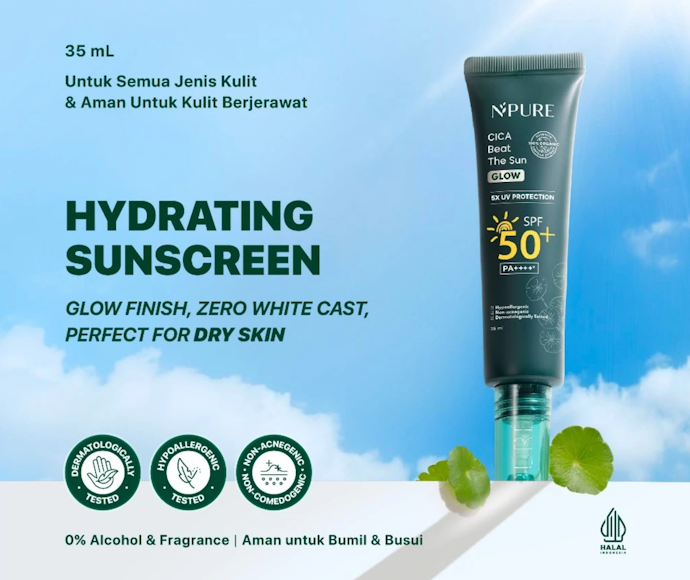 Bila kulit Anda berjerawat atau berkomedo, pilih chemical sunscreen dengan klaim non-comedogenic