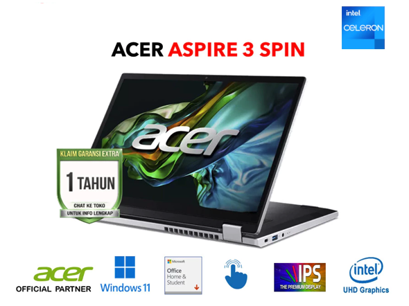 Pastikan juga laptopnya sudah dilengkapi Windows dan Office Original