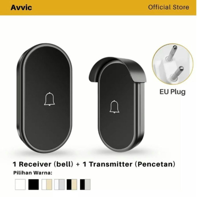 Untuk rumah dengan banyak pintu atau ruangan, pertimbangkan set bel dengan transmitter dan receiver tambahan