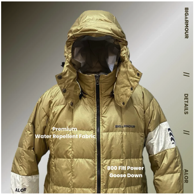 Untuk kehangatan optimal, utamakan jaket dengan isian bulu angsa asli