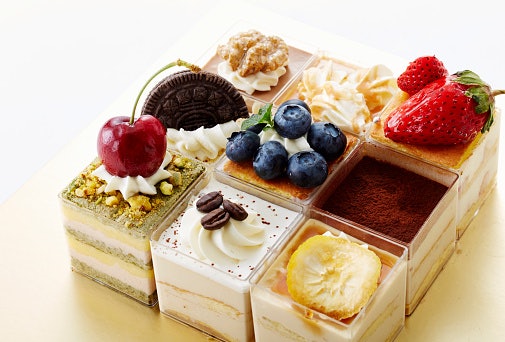 Pilih dessert box ukuran kecil untuk icip-icip