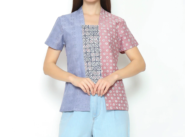 Tampil modis di kantor? Cari model batik kerja wanita modern dengan motif kombinasi dan cutting unik
