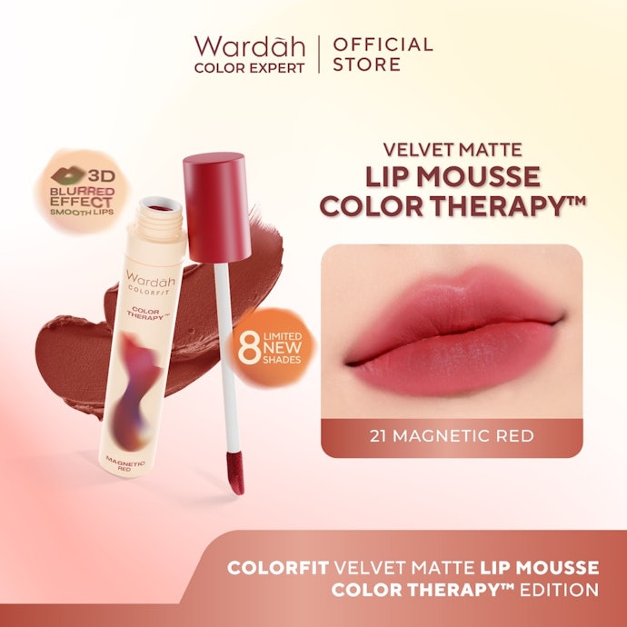 Untuk bibir hitam, utamakan lip tint dengan tekstur kental atau memiliki klaim "with coverage"