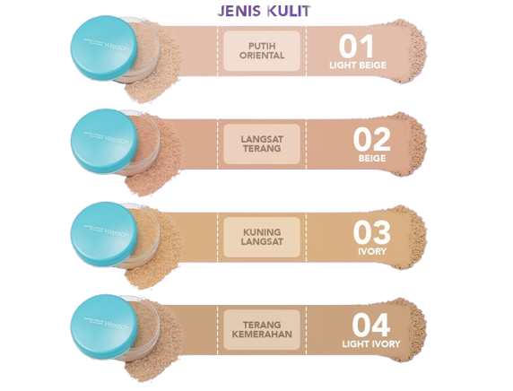 Sesuaikan shade bedak Wardah dengan warna kulit Anda