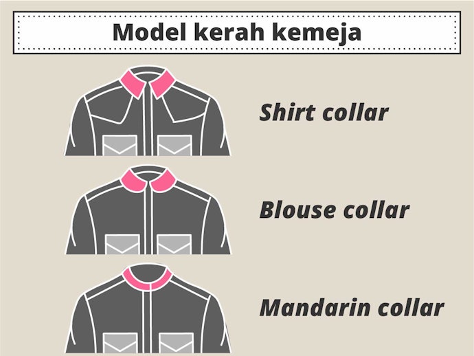 Perhatikan pula model kerahnya