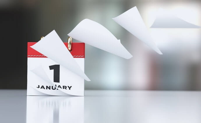 Perhatikan tampilan tanggal pada kalender