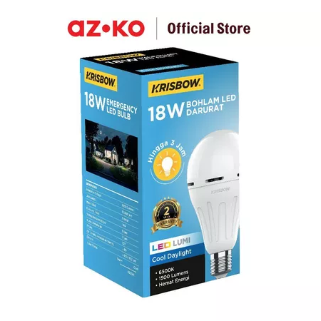 Pertimbangkan lampu emergency dari merek terpercaya, seperti Philips, Hannochs, atau Krisbow yang menyediakan garansi resmi