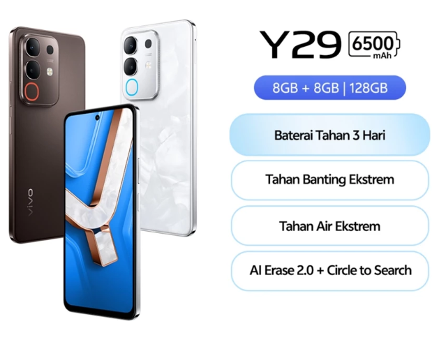Pertimbangkan HP Vivo dengan storage minimal 128 GB