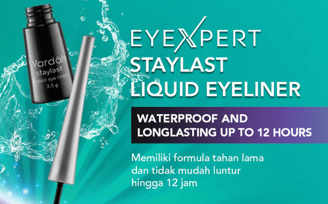 Bila Anda membutuhkan liquid eyeliner yang bisa bertahan lebih dari 6 jam, pastikan keberadaan klaim waterproof