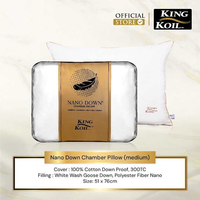 Untuk pilihan lebih lembut, utamakan bantal dengan lebih banyak down dibanding feather