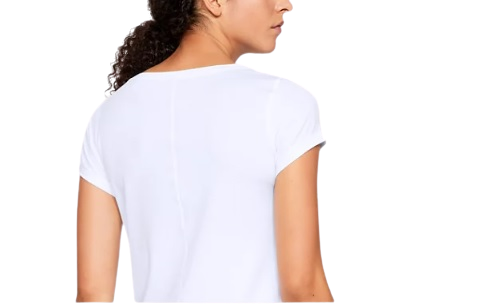 Periksa jenis potongan kaos Under Armour wanita