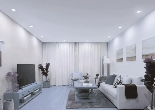 Pilih tipe inbow untuk plafon gypsum dan tipe outbow untuk plafon PVC