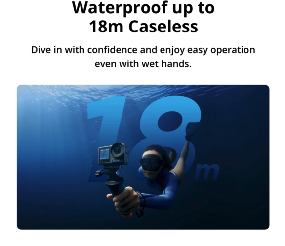 Utamakan action camera bersertifikasi IP68 atau IPX8 untuk penggunaan yang aman di luar ruangan
