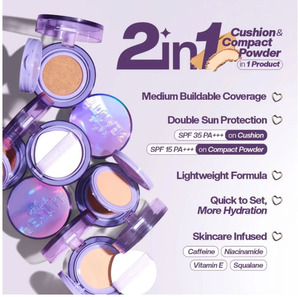 Pilih cushion dengan medium atau medium buildable coverage, terutama jika Anda memiliki ketidaksempurnaan kulit