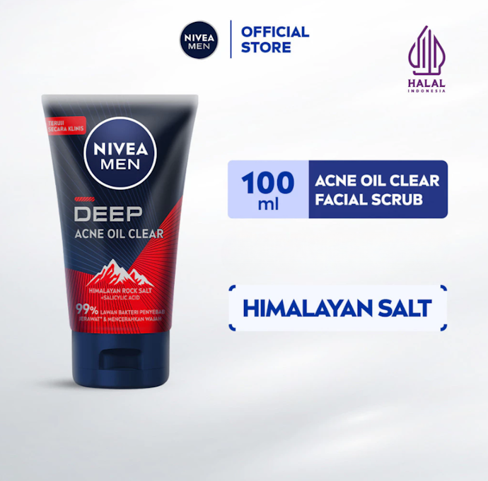 Jika Anda punya masalah komedo atau minyak membandel, pertimbangkan sabun muka yang dilengkapi scrub halus