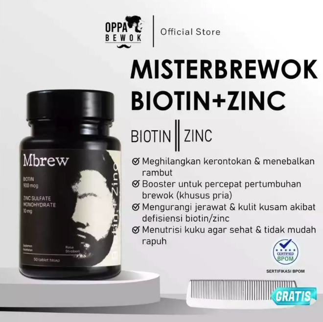 Apabila Anda memiliki genetik brewok dan ingin merawatnya, suplemen biotin dengan dosis 30 mcg sudah cukup untuk dipilih sebagai perawatan