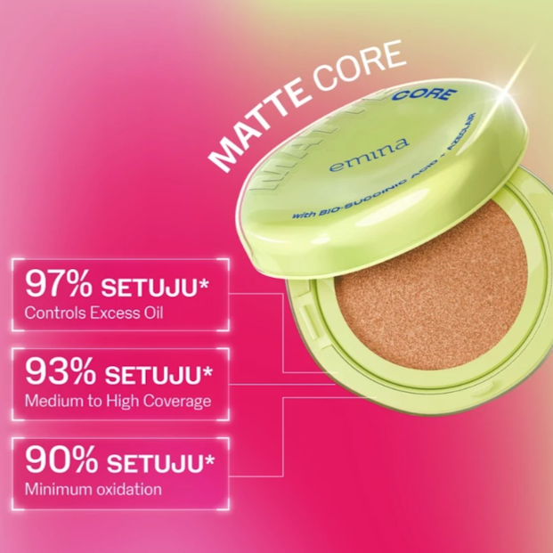 Gunakan cushion dengan warna yang sesuai tone kulit, lalu pastikan terdapat klaim "tidak oksidasi" atau "minim oksidasi"
