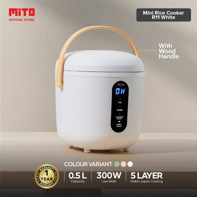Sesuaikan kapasitasnya; jika mencari rice cooker mini, pilih kapasitas ≤1 liter