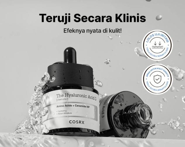 Untuk kulit kering dan beruntusan, pertimbangkan yang mengandung eksfolian seperti AHA