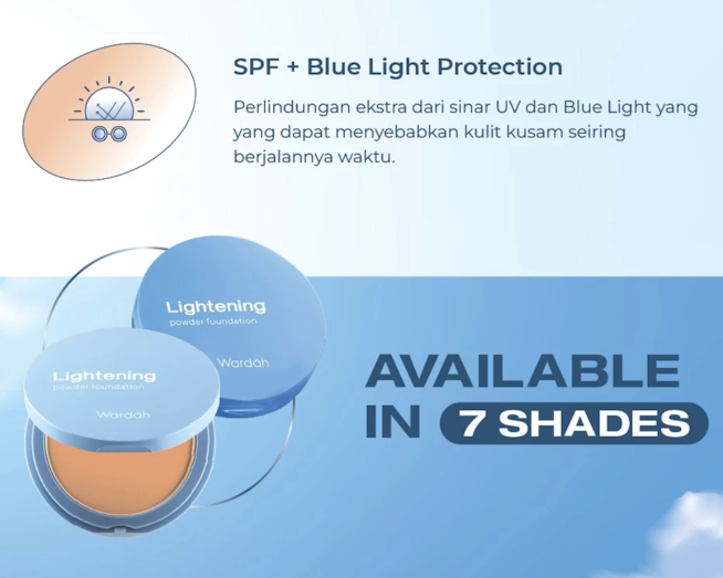 Pertimbangkan bedak padat yang mengandung UV filter untuk perlindungan tambahan