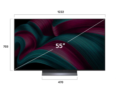 Jika memiliki ruangan luas dan mencari visual yang detail, pilih ukuran minimal 55 inch
